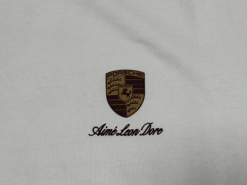 Camiseta Aimé Leon Dore x Porsche 993 Turbo Racing White Cream