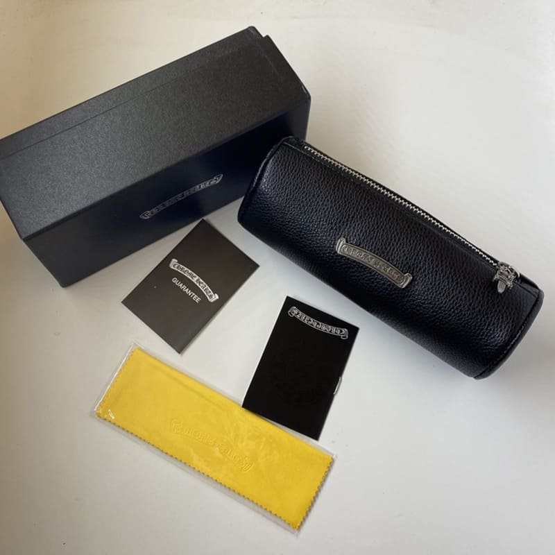 Óculos Chrome Hearts Cross Black Gold