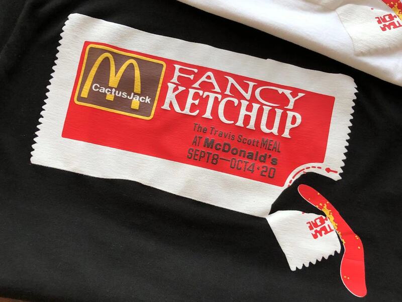 Pronta Entrega - Camiseta Travis Scott x McDonald’s Fancy Ketchup
