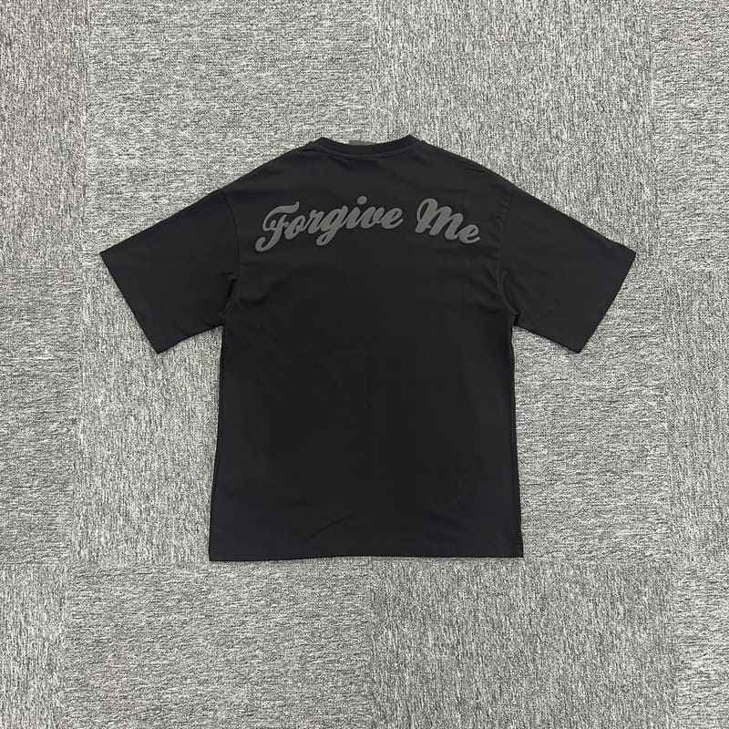 Camiseta Syna World "Forgive Me" Preta