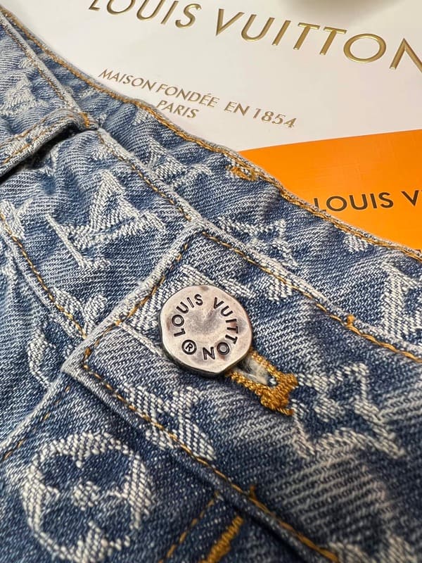 Pronta entrega - Calça Louis Vuitton Denim Pants "Indigo"