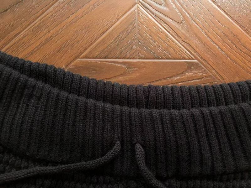 Conjunto Casablanca Crochê Gothic Preto e Azul