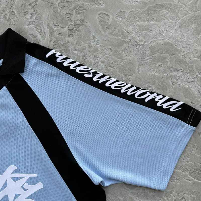 Camiseta Corteiz Alcatraz Football Azul