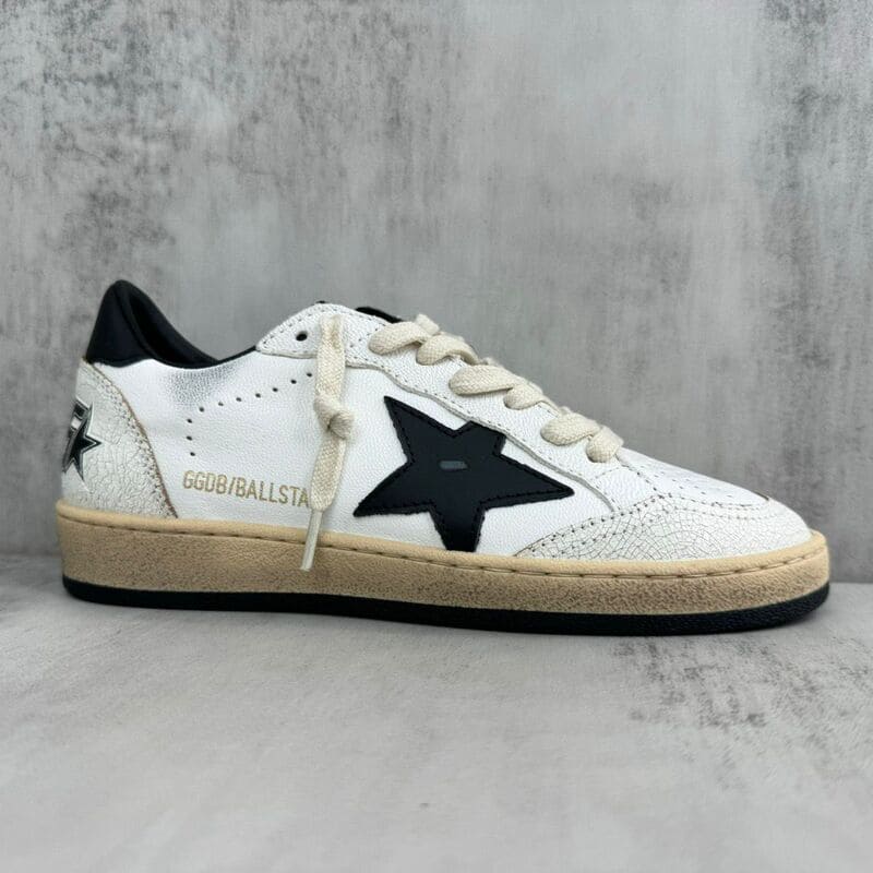 Golden Goose Ball Star 'Sneakers' White Star Black