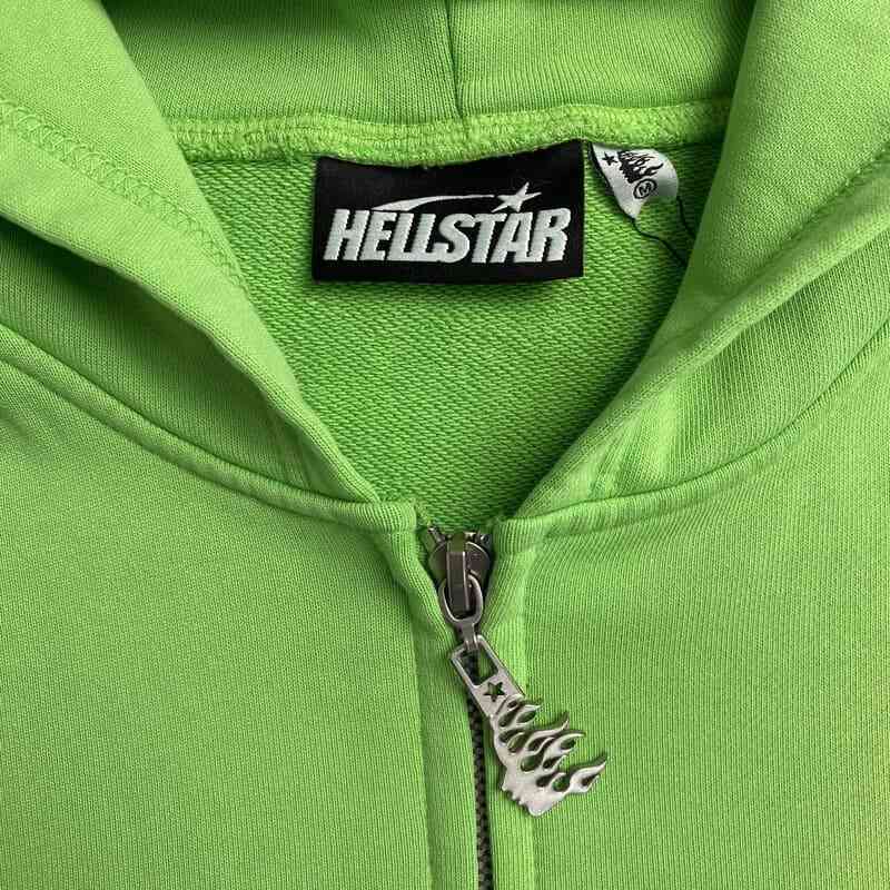 Moletom Hellstar Graffiti Zip-Up Green