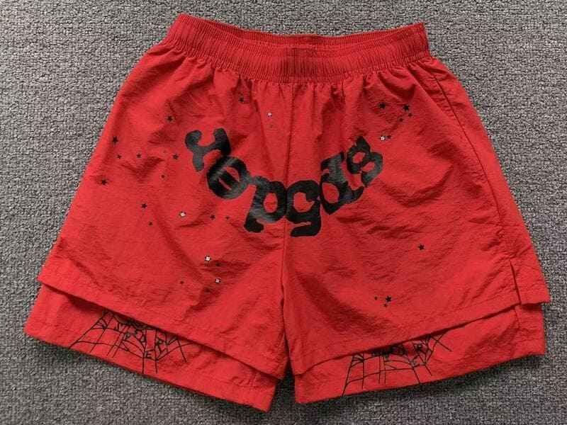 Short Sp5der OG Web Double Layer Red