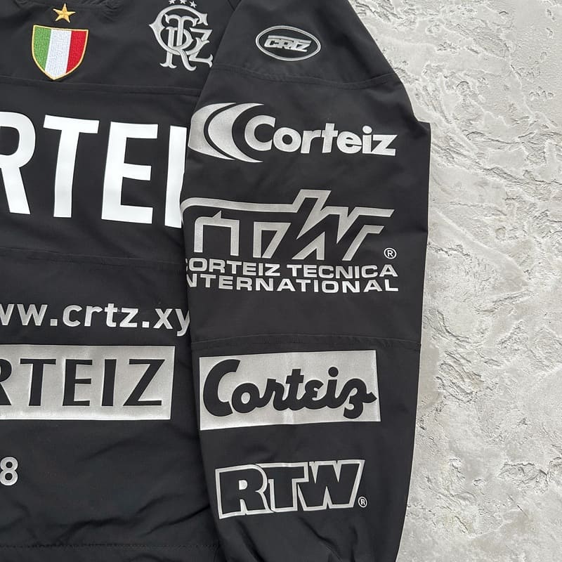 Corteiz Sponsors Training Pullover Black