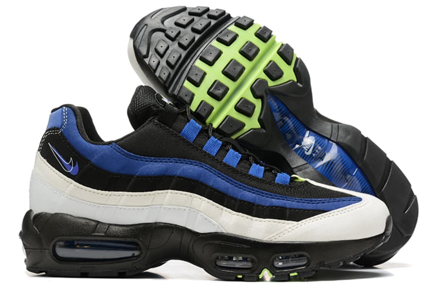Nike Air Max 95 Double Swooshes Black Blue