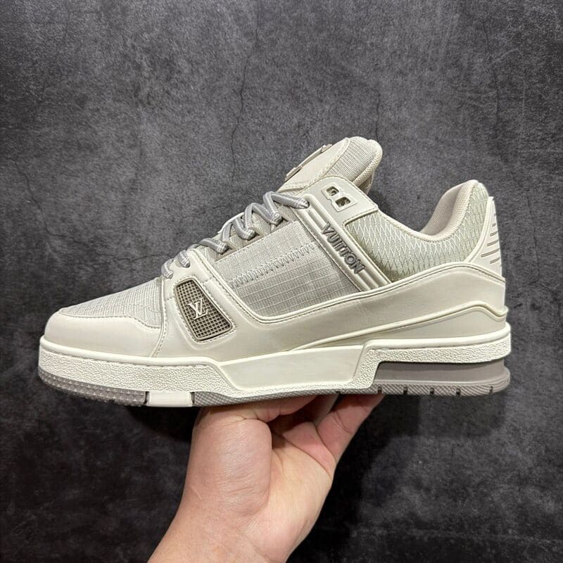 Louis Vuitton LV Trainer White Grey