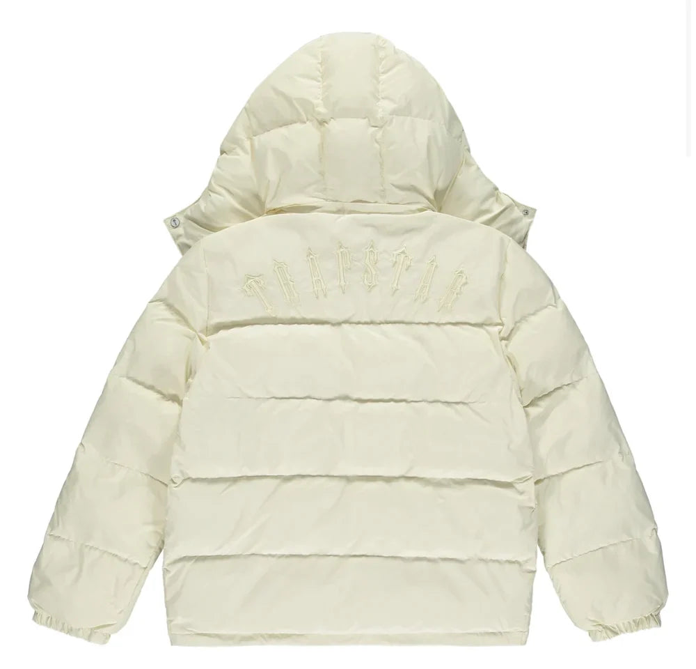 Pronta Entrega - Jaqueta Puffer Trapstar Irongate Hooded Cream
