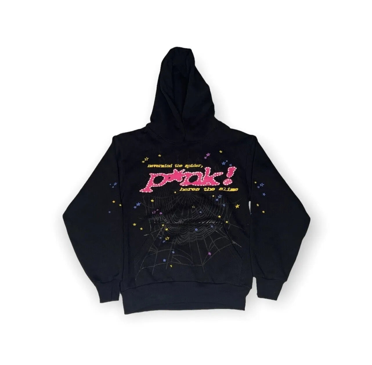 Hoodie Sp5der P*NK Black